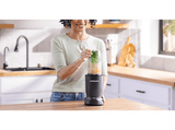 Batidora de vaso - Nutribullet Turbo 1000, Motor 1000 W, Batidora personal, 0.9 l / 0.5 l, Cuchilla acero inoxidable, Sin BPA, Negro mate