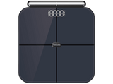 Báscula inteligente - Medisana BS 850 connect, 180 kg, Pantalla LED 7.5×2.9 cm, 8 electrodos para manos y pies, Negro