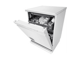 Lavavajillas - LG DF243FW,  14 servicios, 10 programas, 60 cm,  QuadWash™, Blanco
