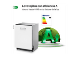 Lavavajillas integrable - LG DB273TX, 14 servicios, 9 programas, 59.8 cm,  Tercera bandeja, QuadWash™, Sin panelar