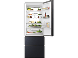 Frigorífico combi - Haier 3D 70 Series HTW7720ENMB, No Frost, 200 cm, Ancho especial 70 cm, 483 l, Daylight LED, Wi-Fi , Negro