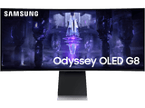 Monitor gaming - Samsung OLED Odyssey G8 LS34BG850SUXEN, 34 , 0,1 ms, 175Hz, Bluetooth, Plata