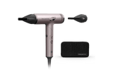 Secador - Rowenta Nano HY8530, Secador de pelo de viaje, Plegable,  1700W, 3 temperaturas, Super ligero, 2 boquillas concentradoras, Funda, Rosa