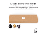 Cafetera de cápsulas - Nespresso® Krups XN110B Essenza Mini, 1310 W, 19 Bar, 0.6 L, Calentamiento en 25 s, Apagado automático, Gris