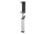 Mini trípode - Hama Fancy 2en1, Para Móviles y Cámaras, Plata