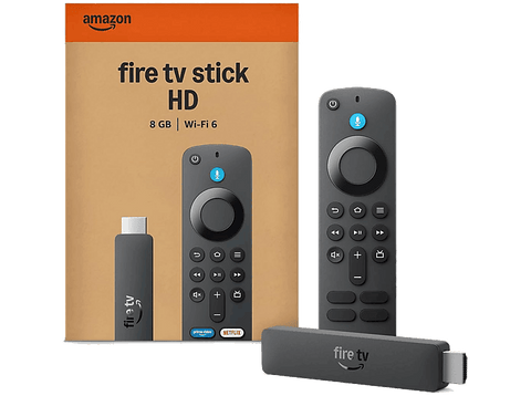 Reproductor multimedia - Amazon Fire TV Stick HD (2026), Mando por voz Alexa, Reproduce contenido Full HD streaming, TV gratuita y en directo, Negro