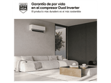 Aire acondicionado Split 1 x 1 - LG MAGNA09SX.SET, 2150 fg/h, Freeze Cleaning, Wi-Fi, Blanco