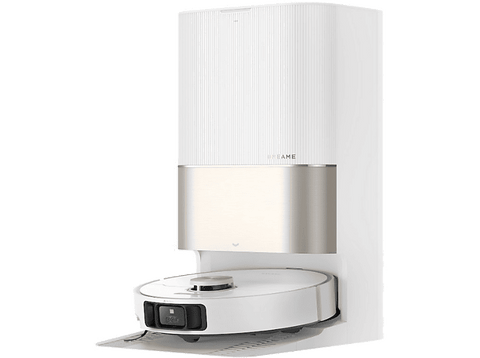 Robot friegasuelos - Dreame X40 Ultra Complete, 75W, 12 000 Pa, Base de Vaciado, Blanco