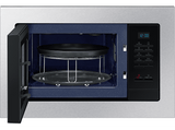 Microondas integrable - Samsung MG23A7013CT/EC, 800W, 6 niveles, Grill, 23l, Inox