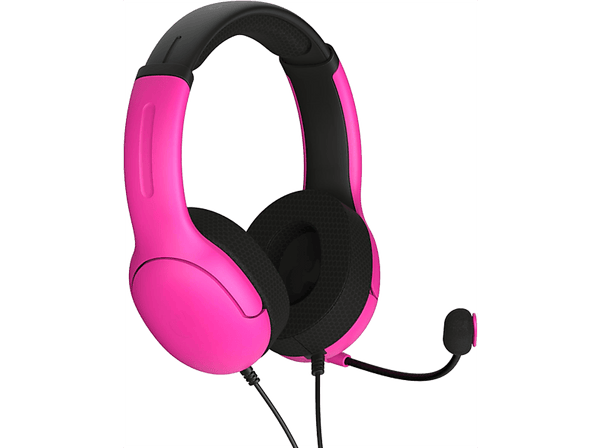 Auriculares gaming - PDP Airlite Wired, Con cable, Para PS5 y PC, Nebula Pink