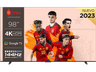 TV LED 98" - TCL 98P745, UHD 4K, 144Hz VRR, Dolby Vision IQ, HDR 10+, Negro