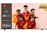 TV LED 98 - TCL 98P745, UHD 4K, 144Hz VRR, Dolby Vision IQ, HDR 10+, Negro