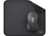 Ratón inalámbrico - Logitech Signature M650 + Alfombrilla,  Clics silenciosos, Botones personalizables, Bluetooth-USB, PC-Mac, Pilas 2 años, Negro