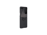 Funda -  Samsung, Para Samsung Galaxy Z Flip7, De Silicona con anillo, Negro