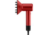 Secador - Ufesa Pro Ionic-Shine, 1800W, 3 Temperaturas, 2 Velocidades, Difusor incluido, Tecnología Ultrasilenciosa, Rojo