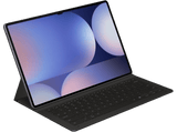 Funda tablet - Samsung  Book Cover Keyboard Slim (AI Key), compatible con Galaxy Tab S9/S9 FE, AI Assistant, 12.4, Negro