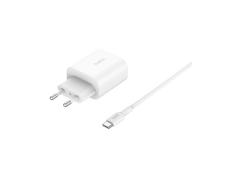 Cargador móvil inalámbrico - Belkin BoostCharge Qi2, Carga Universal con dispositivos que funcionen con el estándar Qi2, 15W, Blanco
