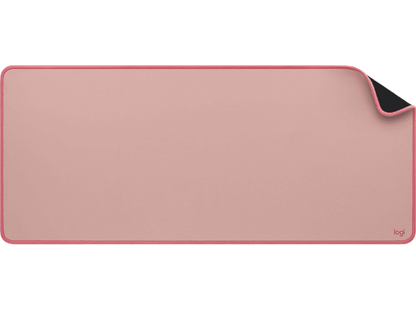 Alfombrilla para teclado y ratón - Logitech Desk Mat Studio Series, Nylon/ Poliéster, Rosa