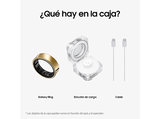 Anillo Inteligente - Samsung Galaxy Ring, Tamaño 6 (16.5 mm), Oro, IA, Titanio, Batería hasta 7 días, BT 5.4, ANC