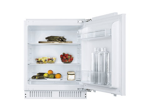 Frigorífico una puerta - Candy CMLS68EW, Cíclico, 82 cm Alto, 135l, Puerta Reversible, Integrable, Sin panelar