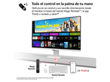 Monitor - LG 43SQ700S-WA, 43 UHD 4K, 60Hz, 15 ms, Smart Monitor, IPS, USB-C, HDR10, webOS 22, Blanco