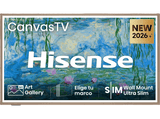 TV QLED 65 - Hisense 65S7S, UHD 4K, Canvas TV, Quad Core MT9618, Hi-Matte Display, UltraSlim, Modo Juego, Modo Arte, Anti reflejo, Gris carbón