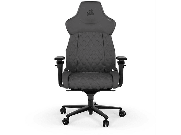 Silla gaming - Corsair TC500 Luxe, 4D, Carga máx. 120 kg, Tejido Transpirable, Reposabrazos Omniflex, Shadow