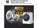Lavadora secadora - LG W4X7016TLS, 11 kg, 6 kg, Selector LCD, Autodosificación, Blanco