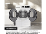 Secadora bomba de calor - Samsung DV90DG52A0AEEC, 9 kg, 14 programas, Inteligencia Artificial y SmartThings Clase A+++, Blanco