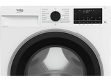 Lavadora carga frontal - Beko B3WFT510415W, 10 kg, 1400 rpm, 15 programas, Motor inverter, Blanco