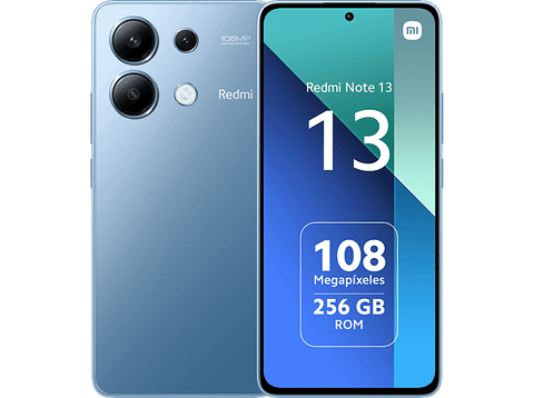 Móvil - Xiaomi Redmi Note 13, Azul, 256 GB, 8GB RAM, 6.67