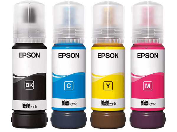 Cartucho de tinta - Epson 104 EcoTank, 4500 páginas Negro, 7500 páginas color, Multicolor