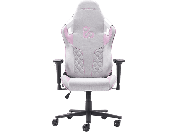 Silla gaming - Newskill Takamikura V2, Reposabrazos 4D, Tela Transpirable, Cojines Lumbar y Cervical, Reclinable en 180º, Hasta 136 kg, Rosa