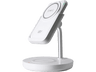 Cargador inalámbrico - ISY IMC 5210, 2 en 1, MagSafe, Carga inalámbrica, 5.000 mAh, Blanco