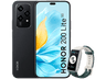 Móvil - Honor 200 Lite 5G, Midnight Black, 256 GB, 8 GB RAM, 6.7" AMOLED Full HD+ 90Hz, Mediatek Dimensity 6080, 4500mAh, Android + Reloj Honor Band 7