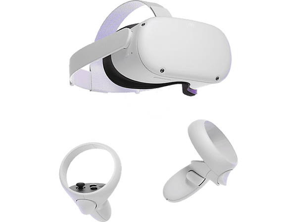 Gafas de realidad virtual - Meta Quest 2, 256 GB, Blanco