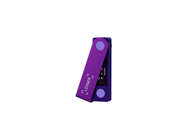 Crypto Wallet - Ledger Nano X, USB-C, Bluetooth, Pantalla 1.09" OLED, Amatista
