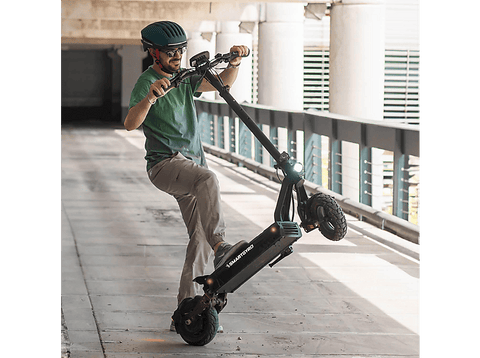 Patinete eléctrico - smartGyro Ryder EVO, Potencia Nominal y Máxima 1000W, Carga máx. 120 kg, 18000 mAh, 25 km/h, Gris