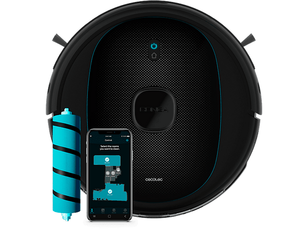 Robot aspirador - Cecotec Conga 5290 Ultra, 2700 Pa, 150 min, 64 dB, App Control, Hasta 150 min, Wi-Fi, Negro