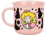 Taza - Sherwood Super Mario: Princesa Peach, Efecto térmico, 350 ml, 9.5 cm, Rosa