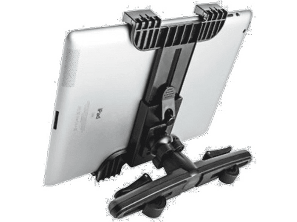 Soporte universal para coche - Trust 18639, Para tablets, Reposacabezas, Universal, hasta 11", Negro