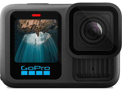 Cámara deportiva - GoPro Hero 13 Black, HyperSmooth 6.0, 5.3 K, 27 megapíxeles, Autonomía 2.5 h, HDR, Sumergible hasta 10m, Cámara lenta, Negro