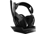 Auriculares gaming - Astro A50, De diadema, Inalámbricos, Multiplataforma, PS/PC/Mac, Hasta 15 horas, Micrófono, Negro