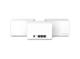 Sistema WiFi Mesh - Mercusys Halo H80X, 3000 Mbps, MU-MIMO, WiFi 6, Hasta 650m², 150 Dispositivos, Blanco