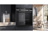 Horno - Siemens HB574AER3, IQ300, Multifunción, Pirolítico, 71 l, 60 cm, HumidClean, perfectCooking 3D, Inox