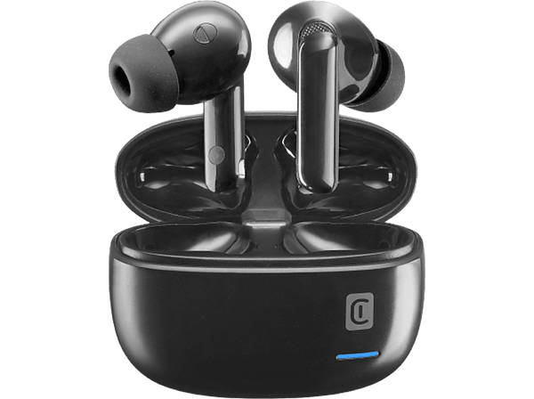 Auriculares inalámbricos - CellularLine BTECLIPSETWS, Intraurales, Bluetooth, Negro