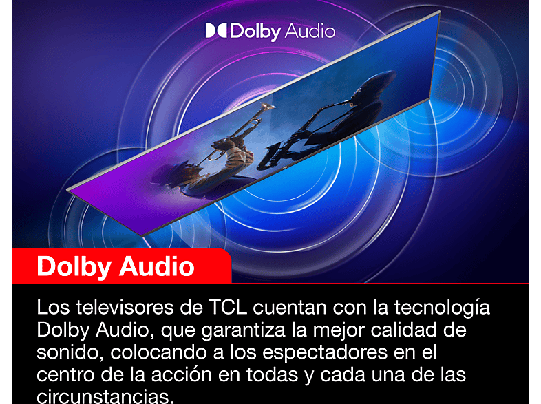 TV LED 75 - TCL 75P635, LCD, 4K HDR TV, Google TV, Control por voz, Smart TV, Dolby Audio, HDR10, Negro