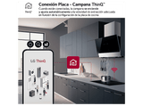 Placa inducción - LG CI5Z3025BN, 4 zonas, 2 Zonas Flex, 80 cm, ThinQ™, Función Stop & Go, Cristal negro
