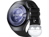 Smartwatch - Huawei Watch 5, 46mm, 32 GB, NFC, Llamadas celulares eSIM, Negro + FreeBuds6I