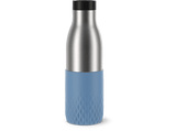 Botella - Tefal Bludrop N3110710, O,5 l, Acero Inox, Bebidas calientes 12hs, Bebidas frías 24hs, Quick Press, Azul